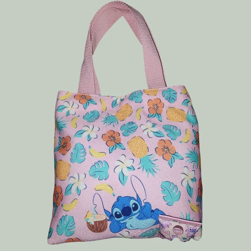 Disney Stitch Hand Cream Gift Set with Mini Tote Bag and Crew Socks Size 9-13